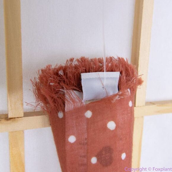 NEW Madewell rusty red polka dot Bandana with fringe‎ - Picture 4 of 16